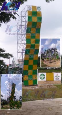 Pembangunan Wall Climbing Lead di IAIN Samarinda Kalimantan Timur Standard FPTI IFSC Harga Murah